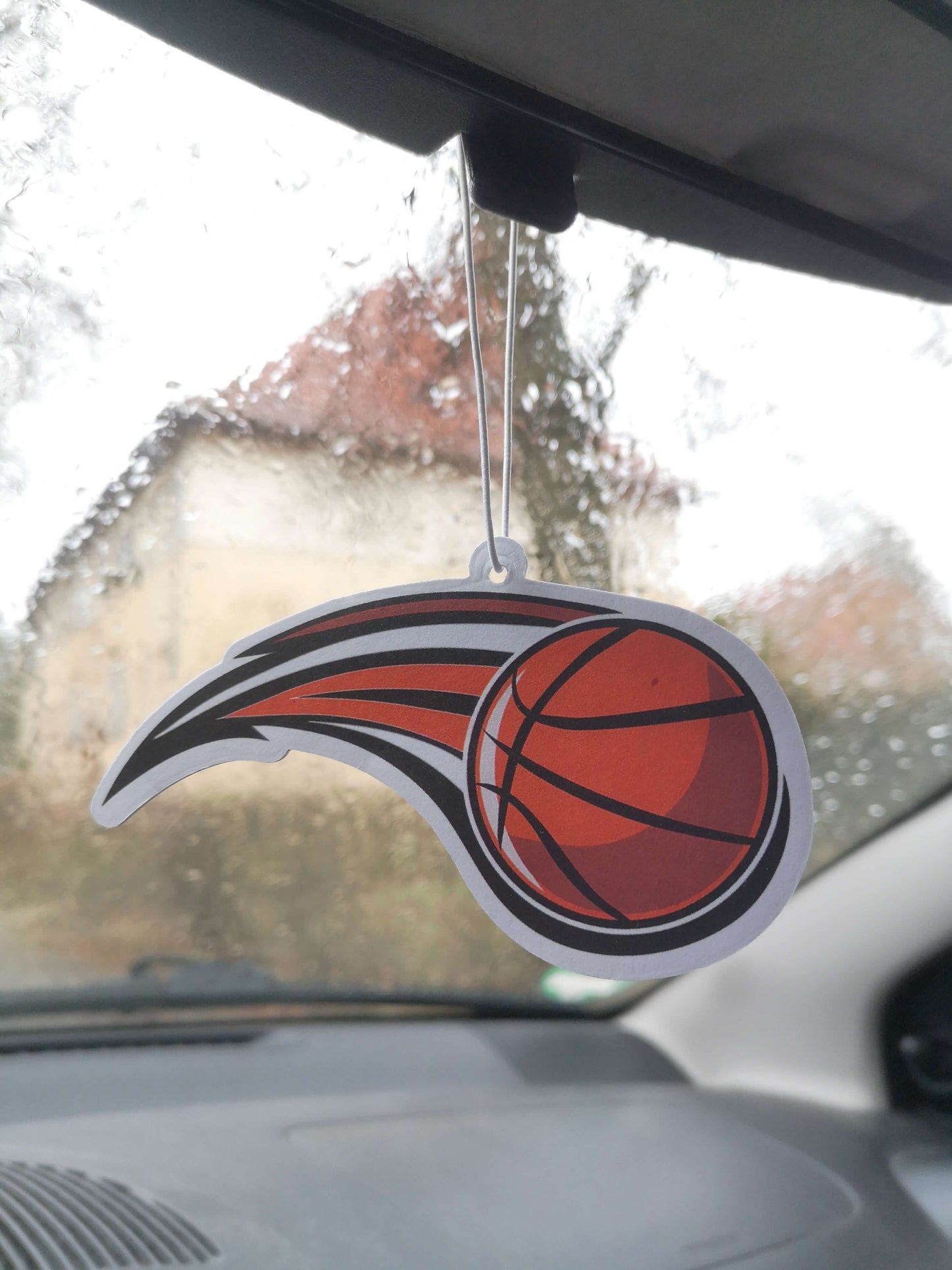 Auto Duftbaum Basketball hängt am Auto Rückspiegel