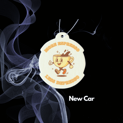 Auto Duftbaum / Lufterfrischer Espresso Lover - Duft New Car