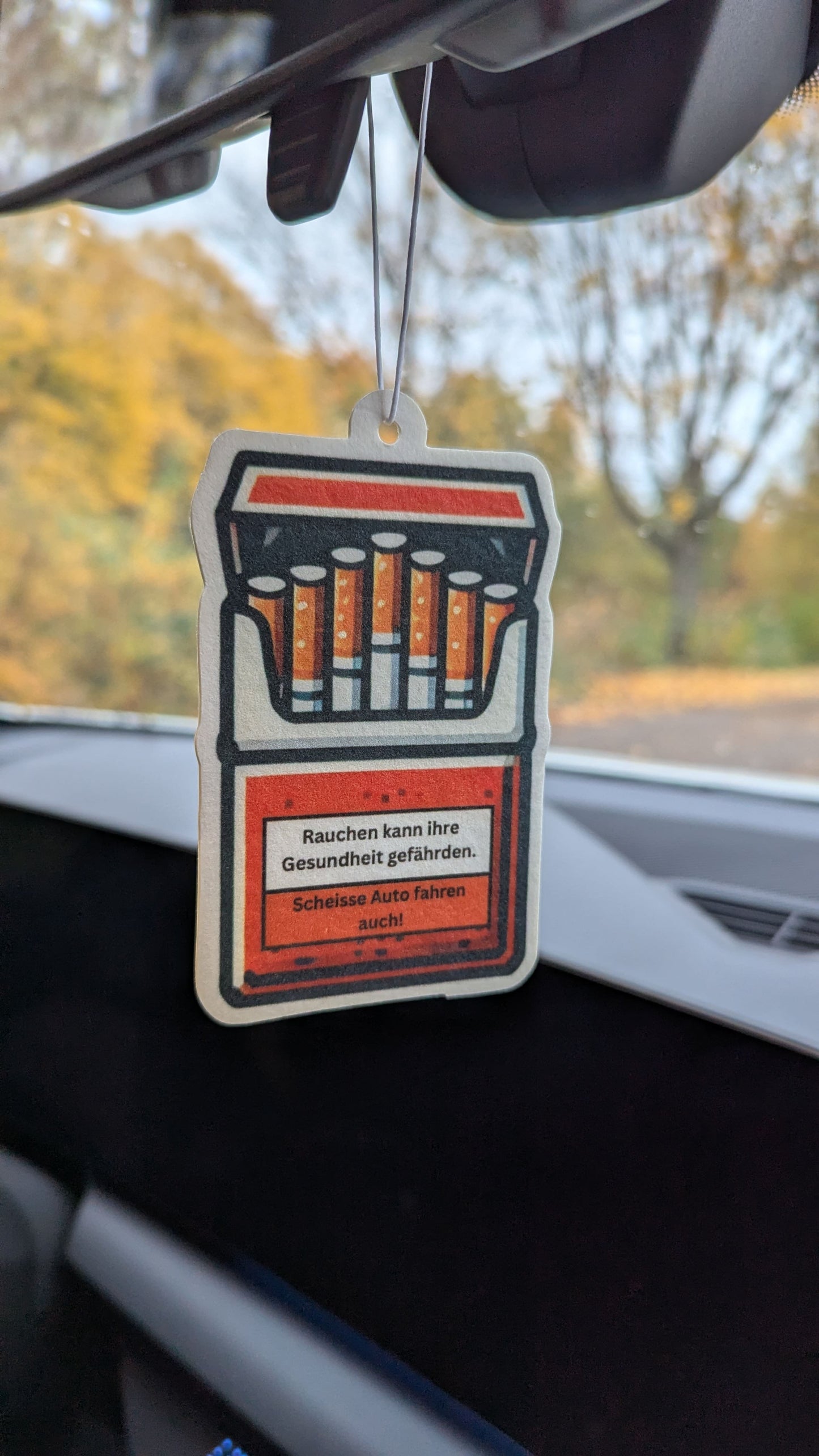 Auto Duftbaum / Lufterfrischer Zigaretten Box - Duft New Car
