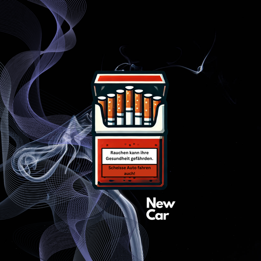 Auto Duftbaum / Lufterfrischer Zigaretten Box - Duft New Car